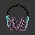 Modern Electronic Over ear Headphones With Soft Cushioned Ear Cups And Comfortable Fit