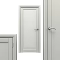 Diverse Hinged Door Collection with Glass and Solid Panels in Various Colors and Designs