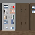 Filing Cabinet Data Cabinet Antique File Cabinet Solid Wood Office Cabinet Storage Cabinet File Box Data Box 3d model