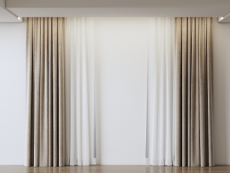 Curtains 3d model