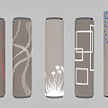 Special-shaped column 3d model
