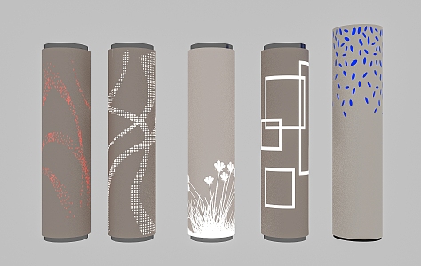 Special-shaped column 3d model