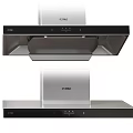 Modern Stainless Steel Kitchen Range Hoods In Black And Silver Styles