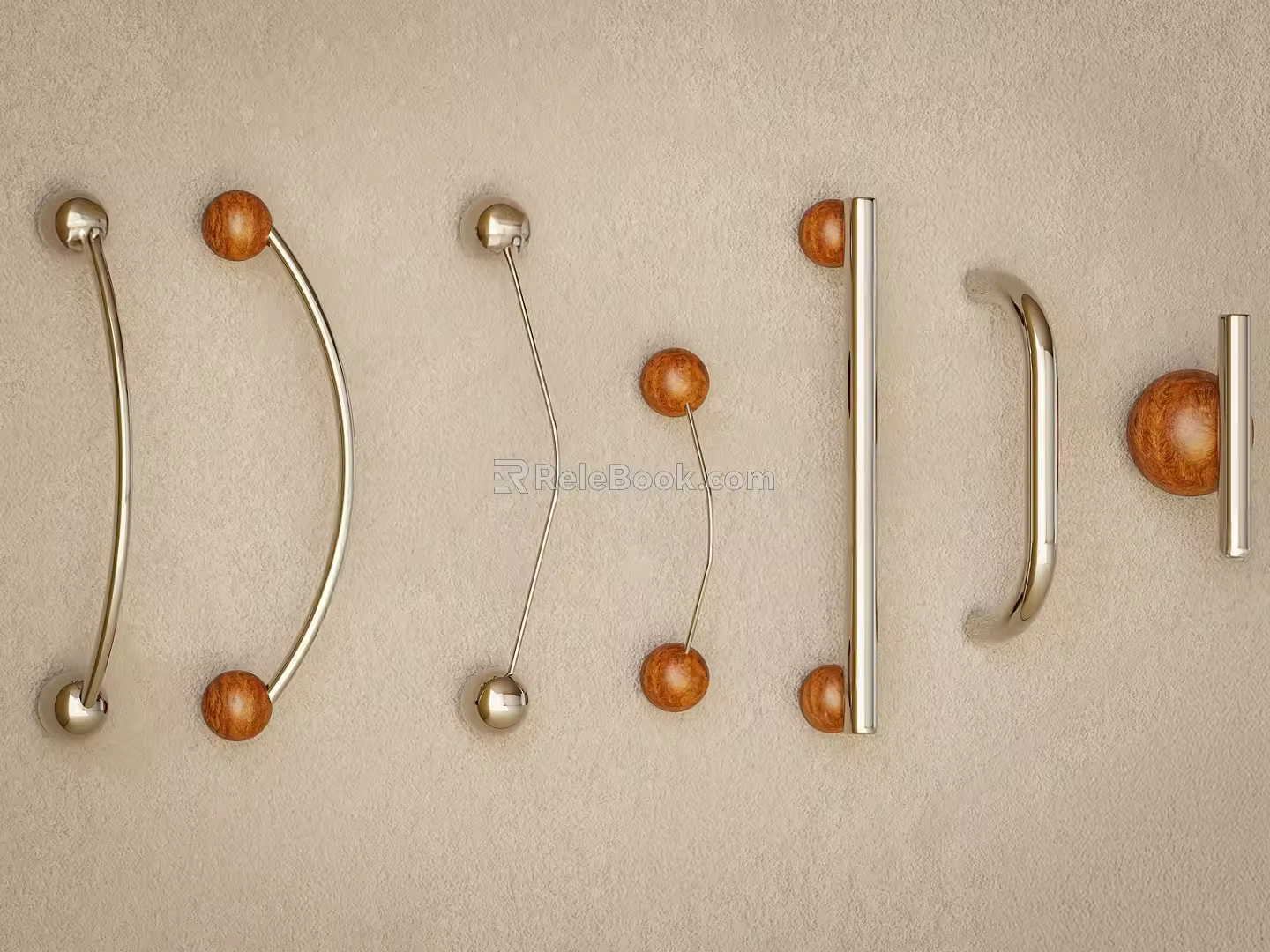 Modern Middle Ancient Handhandle 3d model