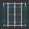Green Metal Heavy Duty Conveyor Equipment With Pallet Frame And Rollers