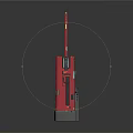 Red And Black APCS 2015 Device With Yellow Display Panel Component