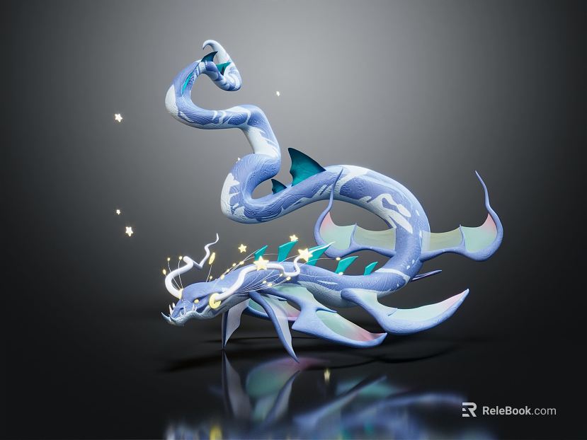 Modern Dragon Oriental Dragon Chinese Dragon texture