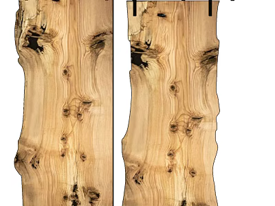 Rustic Wooden Barn Door Design With Natural Wood Grain And Knots For Interior Home Decoration 3d model