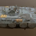 Tactical Armored Functional Vehicle With Wheeled Design Mounted Weapon System And Armor Plating