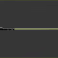 Modern Lightsaber 3D Render With Green Illuminated Blade And Detailed Hilt
