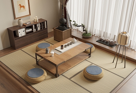 Tea Room Tatami Tea Room 3d model