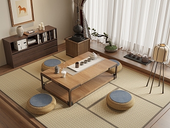 Tea Room Tatami Tea Room 3d model