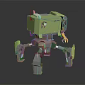 Modern Robot Assistant Small Robot Butler 3d model
