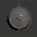 Traditional Metal Household Cooking Pot With Lid Handle And Three Legs