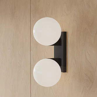 modern wall lamp spherical wall lamp 3d model