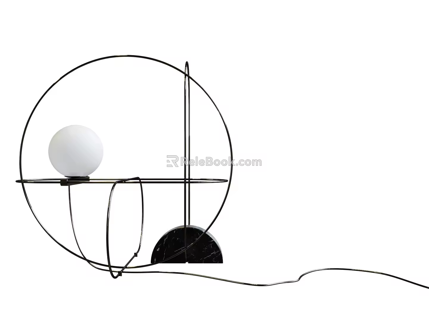 Modern table lamp 3d model
