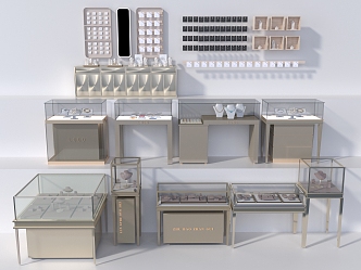 Jewelry display cabinet 3d model