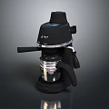 Modern Electric Coffee Maker With Black Body And Stainless Steel Carafe Sleek Design