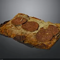 Freshly Baked Delicious Pepperoni Pizza With Melted Cheese And Crispy Crust