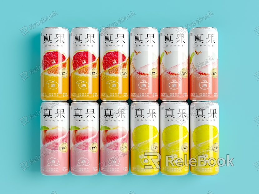 Beverage wine fruit juice beer sparkling water model