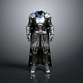 Decorative Medieval Knight Armor Metal Construction with Cape for Home Life Supplies