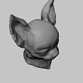 Chihuahua Game Movie Character With Big Ears Brown White Fur And Expressive Face