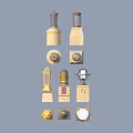 Various Outdoor Lights With Decorative Lamp Posts And Classic Base Designs