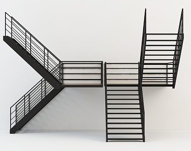 Modern Stairs 3d model