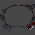 Black Tactical Utility Belt With Multiple Pouches And Equipment Holders