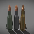 Modern Bullets 3d model