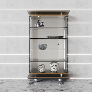 Modern Decorative Cabinet 3d model