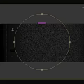 Round Smart Electronic Speaker With Dark Gray Grill And Pink Top Accent