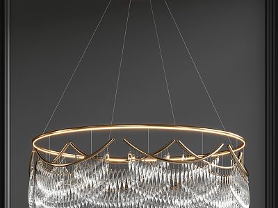 Light Luxury Crystal Chandelier model