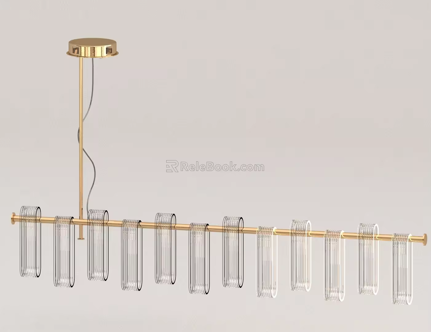 Crystal lamp 3d model