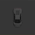 Sleek Gray Sports Car With Dark Roof Black And White Rims And Modern Design