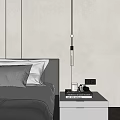 Bedside small chandelier 3d model