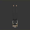 Yellow And Gray Industrial Forklift With Black Handle And Long Forks Design