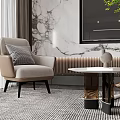 Modern Living And Dining Room With Beige Sofa Coffee Table Green Plants And Large Windows