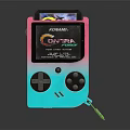 Modern game console 3d model