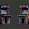 Two Colorful Pinball Machines With Vibrant Graphics And Retro Design