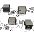 Retro Sony Game Machine Old-fashioned Retro Game Machine Old-fashioned Game Machine Ornaments Retro Game Machine Toy Ornaments TV Game Decorations 3d model