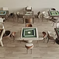 Mahjong Table 3d model