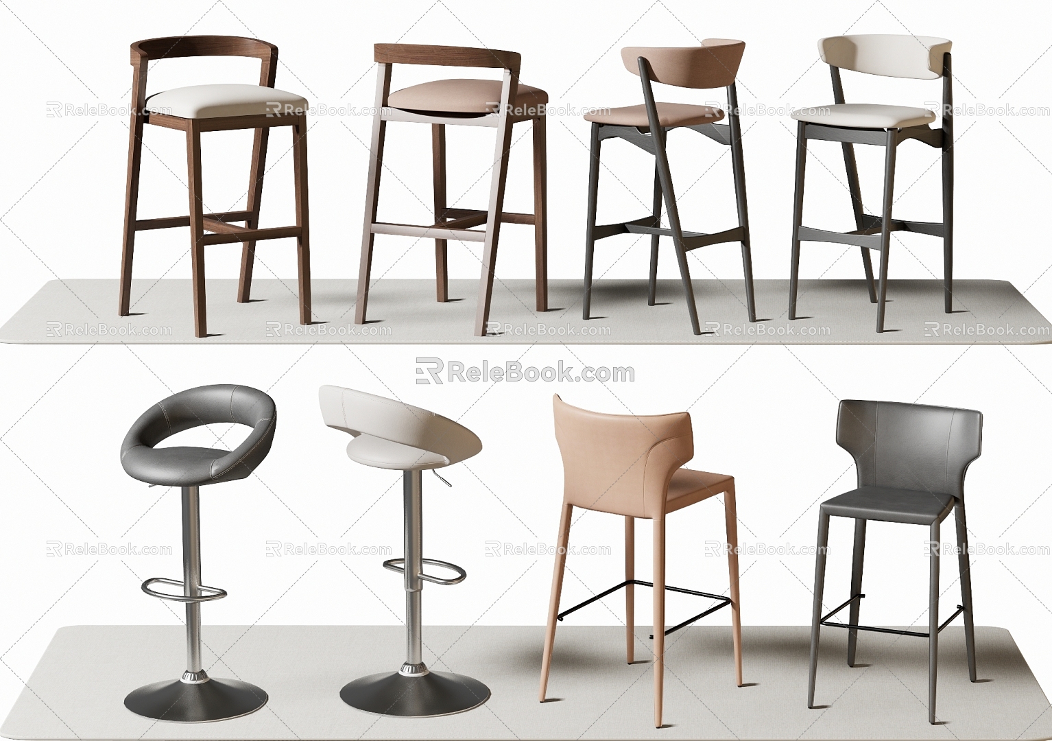 Modern Bar Chair Bar Stool High Stool model