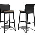 Modern Bar Chair 3d model