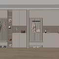 Modern shoe cabinet 3d model