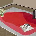 Modern Carpet 3d model