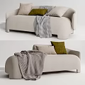 Modern Combination Sofa Double Sofa Combination 3d model
