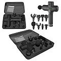 Complete Professional Massage Gun Set With Multiple Attachments And Storage Case