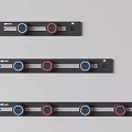 Smart Socket Water Drop Track Socket Movable Track Socket 3d model