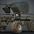 Robot Occupying Machine Off-road Vehicle 3d model